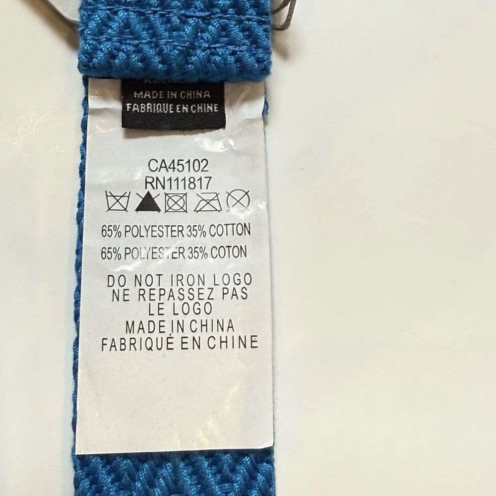 Bench Woven‎ Logo Belt Casual Adjustable Blue Mens Womens Unisex NWT